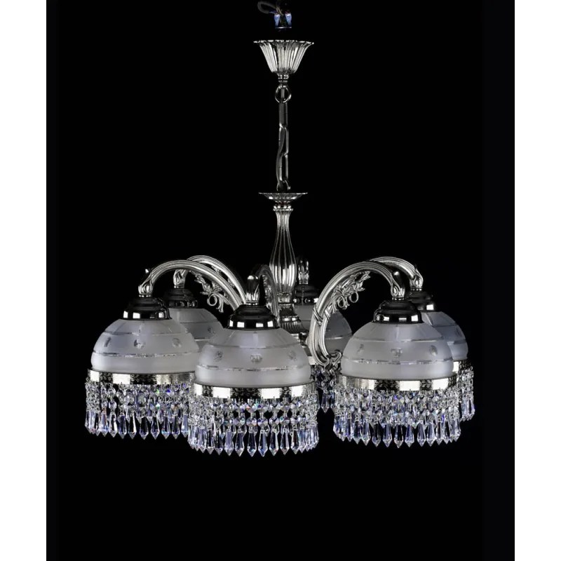 Candelabru Alama, Cristale, Bohemia, E27, LA010099CE, Crystal