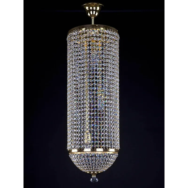 Plafoniera Cristale, Drum, Bohemia, E14, LB010011CE, Crystal