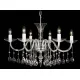 Candelabru Cristale, Sticla, Bohemia, E14, LB01040500658P505, Crystal