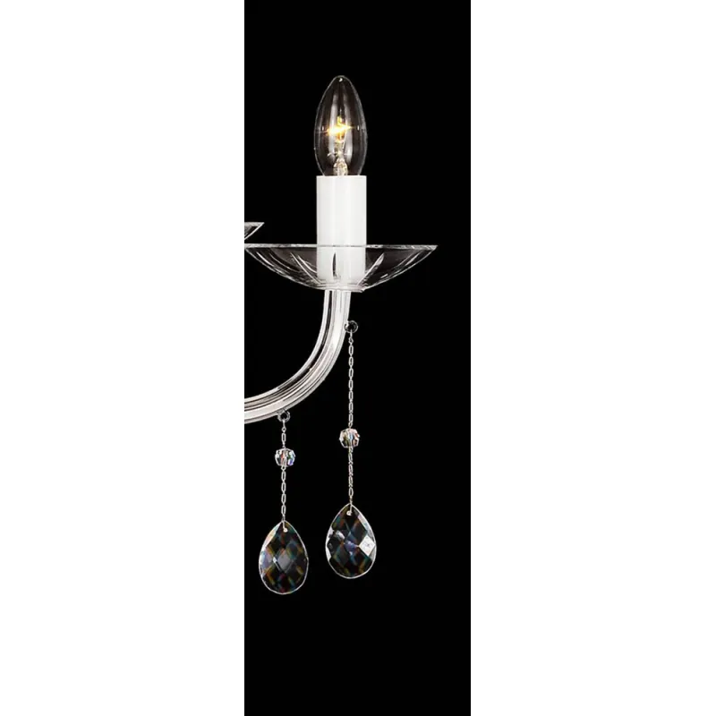 Candelabru Cristale, Sticla, Bohemia, E14, LB01040500658P505, Crystal
