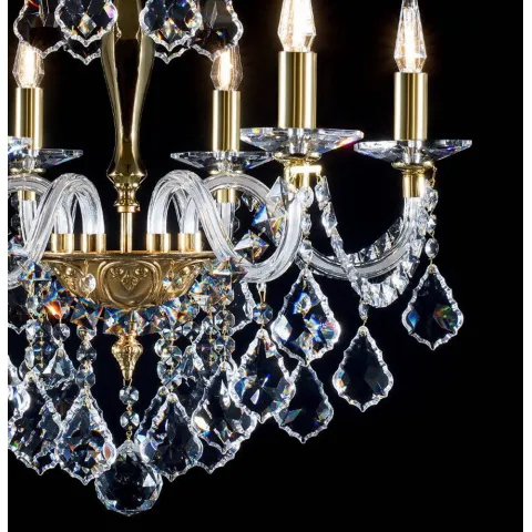Candelabru Cristale, Bohemia, E14, LB01040500678P1083S, Crystal