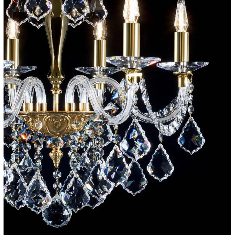 Candelabru Cristale, Bohemia, E14, LB01040500678P1083S, Crystal