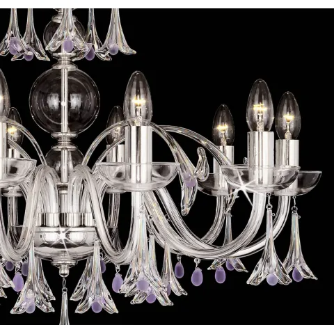 Candelabru Cristal, Bohemia, E14, LB01040501071PN37020, Crystal