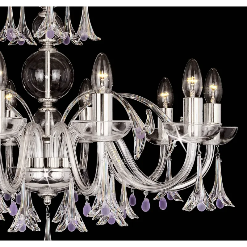 Candelabru Cristal, Bohemia, E14, LB01040501071PN37020, Crystal