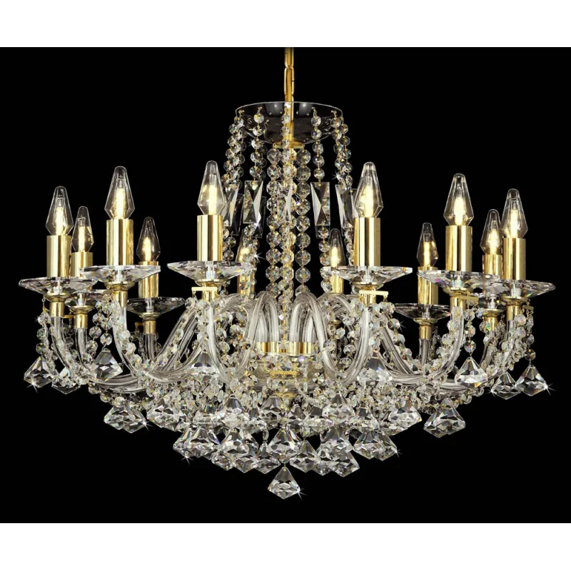 Candelabru Cristale, Bohemia, E14, LB01040501239P415S, Crystal