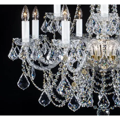 Candelabru Cristale, lux, Bohemia, E14, LB01040501685HK108S, Crystal