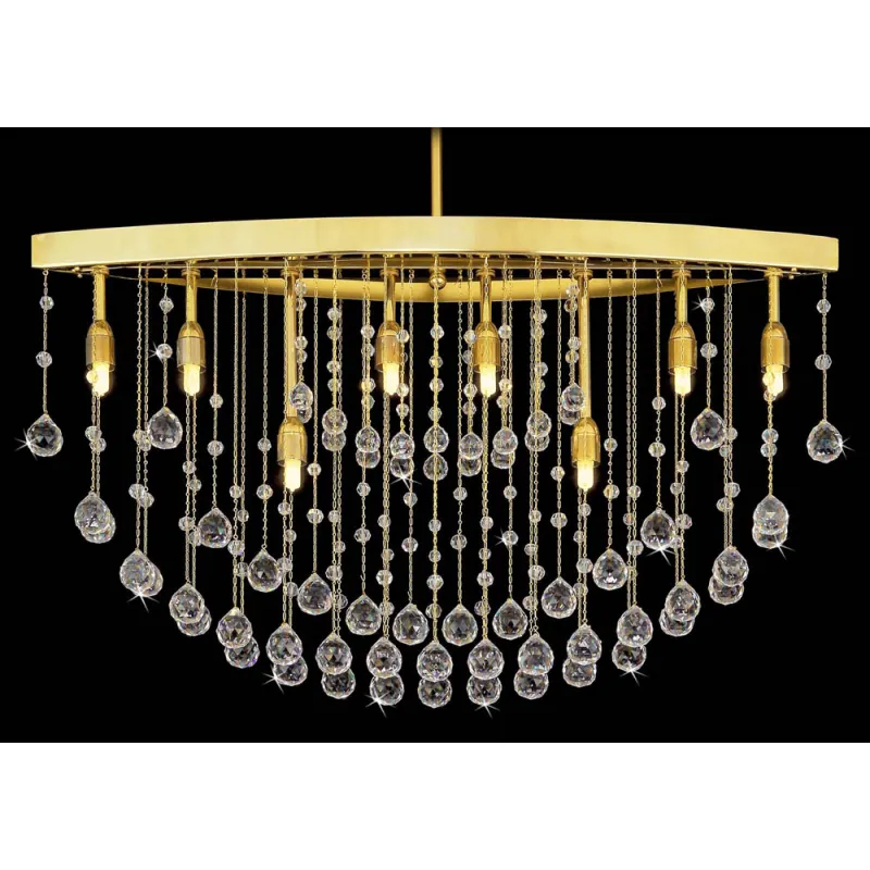 Candelabru Cristale, Modern, Bohemia, G9, LB010608008128N701, Crystal