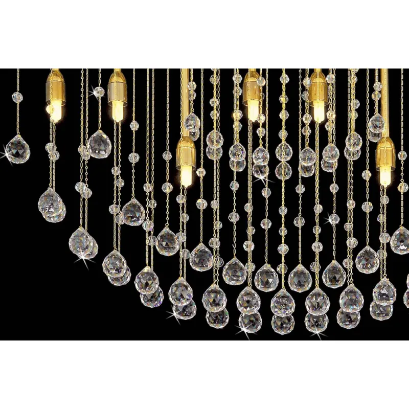 Candelabru Cristale, Modern, Bohemia, G9, LB010608008128N701, Crystal