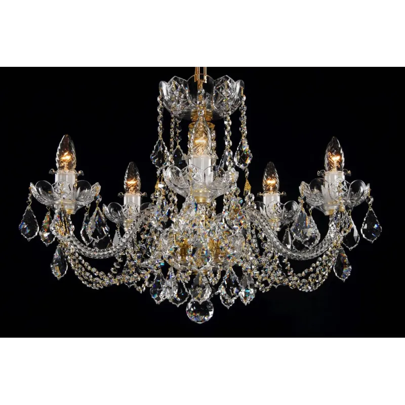 Candelabru Cristale, Bohemia, E14, LL010CH05N-CRYSTAL-SP, Crystal