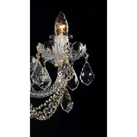 Candelabru Cristale, Bohemia, E14, LL010CH05N-CRYSTAL-SP, Crystal