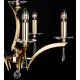 Candelabru Alama, Cristale, Bohemia, E14, LL010CH05, Crystal