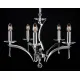 Candelabru Alama, Cristale, Bohemia, E14, LL010CH05, Crystal