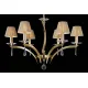 Candelabru Alama, Cristale, Bohemia, E14, LL010CH06Sirm, Crystal