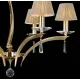 Candelabru Alama, Cristale, Bohemia, E14, LL010CH06Sirm, Crystal
