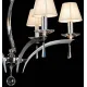 Candelabru Alama, Cristale, Bohemia, E14, LL010CH06Sirm, Crystal