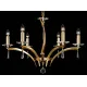 Candelabru Alama, Cristale, Bohemia, E14, LL010CH06, Crystal