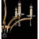 Candelabru Alama, Cristale, Bohemia, E14, LL010CH06, Crystal