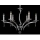 Candelabru Alama, Cristale, Bohemia, E14, LL010CH06, Crystal