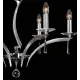 Candelabru Alama, Cristale, Bohemia, E14, LL010CH06, Crystal