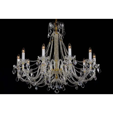 Candelabru Cristale, Bohemia, E14, LL010CH10-CRYSTAL-XL, Crystal