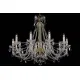 Candelabru Cristale, Bohemia, E14, LL010CH10-CRYSTAL-XL, Crystal