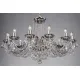 Candelabru Cristale, Bohemia, E14, LL010CH12-COATED-CRYSTAL-NBNS, Crystal