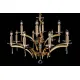 Candelabru Alama, Cristale, Bohemia, E14, LL010CH12, Crystal