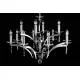 Candelabru Alama, Cristale, Bohemia, E14, LL010CH12, Crystal