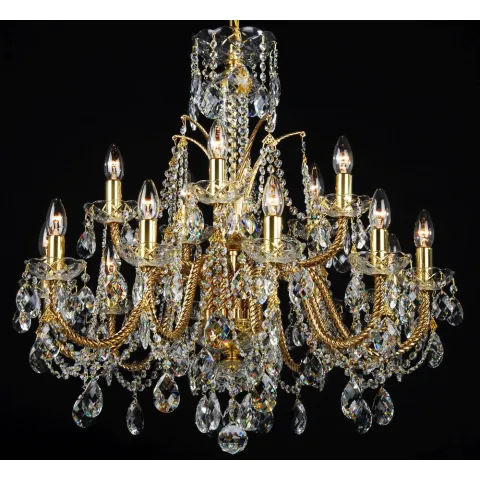 Candelabru Cristale, Bohemia, E14, LL010CH15-COATED-CRYSTAL-D, Crystal