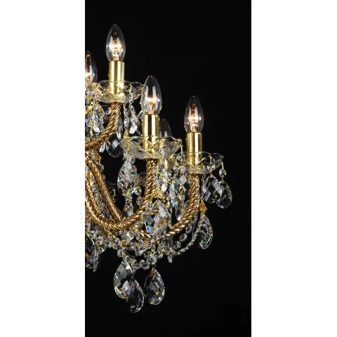 Candelabru Cristale, Bohemia, E14, LL010CH15-COATED-CRYSTAL-D, Crystal