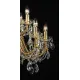 Candelabru Cristale, Bohemia, E14, LL010CH15-COATED-CRYSTAL-D, Crystal