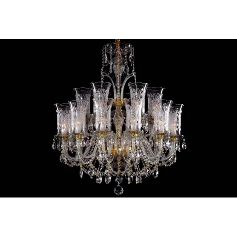 Candelabru Cristale, lux, Bohemia, E14, LL010CH18Crystal-DT, Crystal