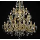 Candelabru Cristale, Bohemia, E14, LL010CH24-COATED-CRYSTAL-D, Crystal