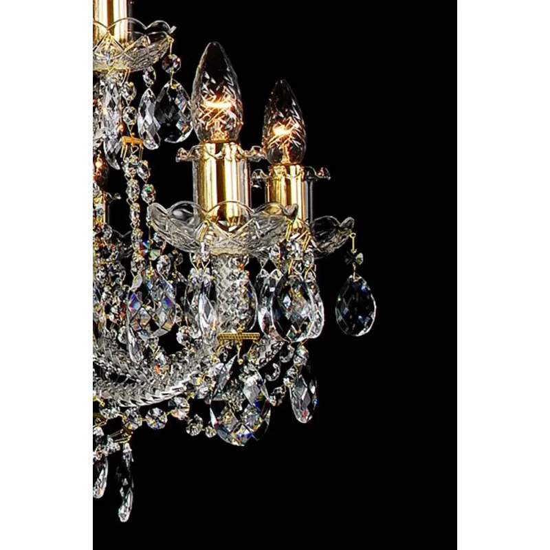 Candelabru Cristale, Bohemia, E14, LL010CH24DG, Crystal
