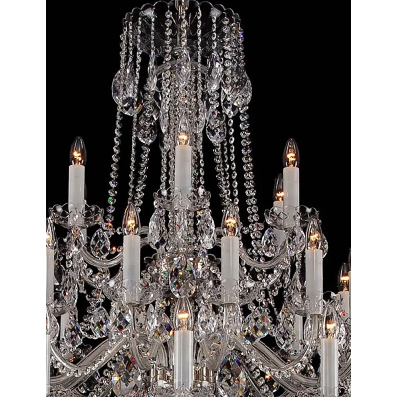 Candelabru Cristale, Bohemia, E14, LL010CH42, Crystal