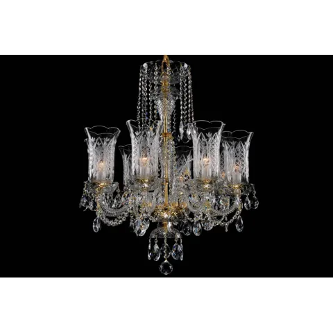 Candelabru Cristale, lux, Bohemia, E14, LL010CH8Crystal-DT, Crystal