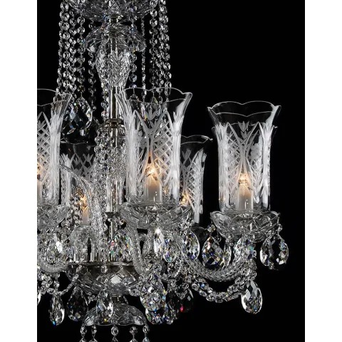 Candelabru Cristale, lux, Bohemia, E14, LL010CH8Crystal-DT, Crystal