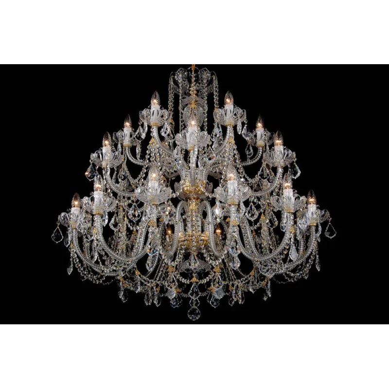 Candelabru Cristale, Bohemia, E14, LU010CH24SW, Crystal