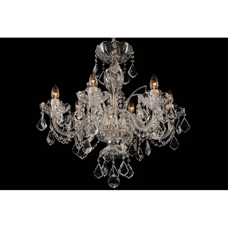 Candelabru Cristale, Bohemia, E14, LU010CH6SW, Crystal