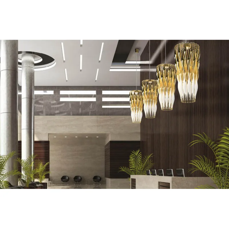 Pendul Cristale, Bohemia, LED, LV010035LB yellow, Crystal