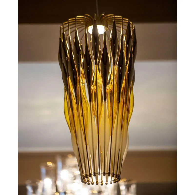 Pendul Cristale, Bohemia, LED, LV010035LB yellow, Crystal