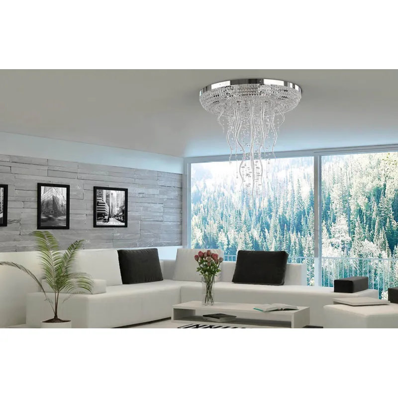 Plafoniera Cristale, modern, Bohemia, E14, LV010076, Crystal