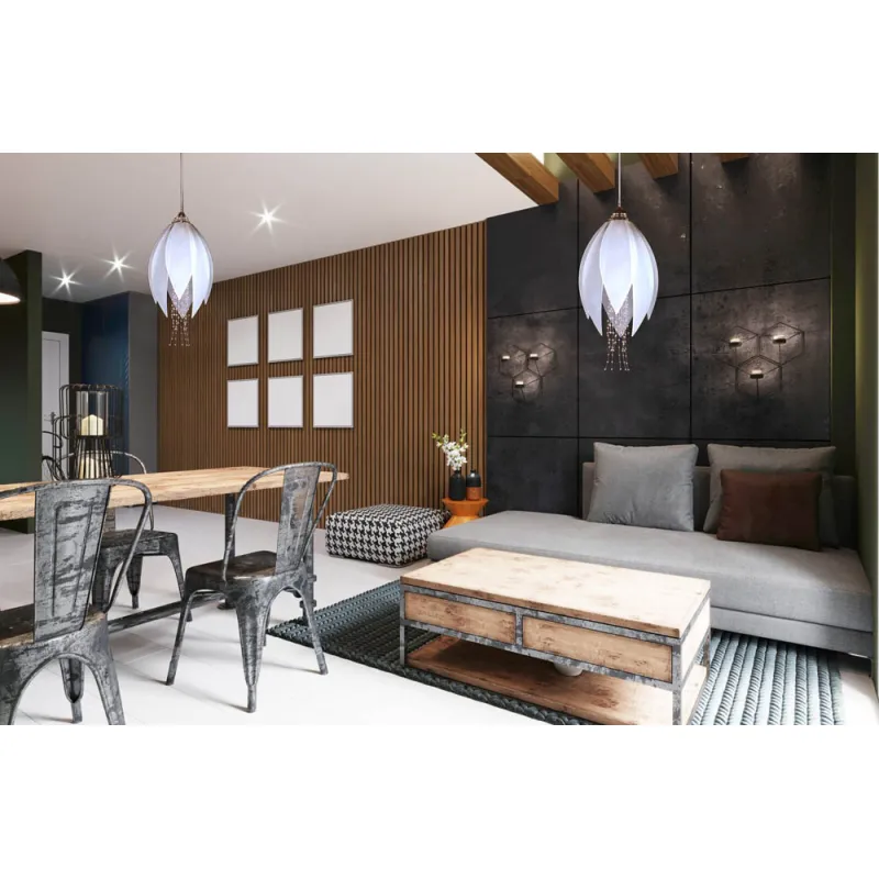 Pendul Cristale, Bohemia, LED, LV010140P, Crystal