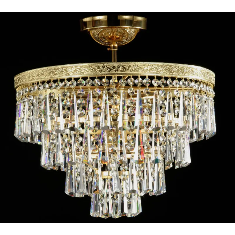 Plafoniera Cristale, Cascada, Bohemia, E14, LW010001060100G, Crystal