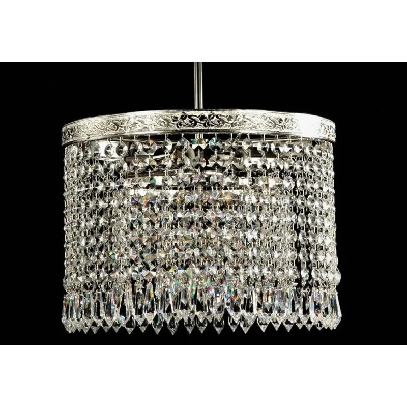 Plafoniera Cristale, Drum, Bohemia, E14, LW010004030100G, Crystal