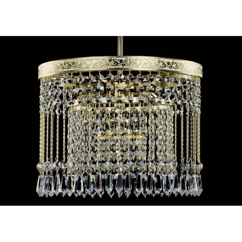 Plafoniera Cristale, Drum, Bohemia, E14, LW010004031100G, Crystal