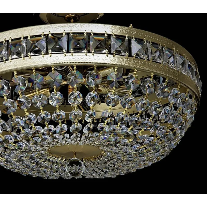 Plafoniera Cristale, Bohemia, E14, LW010014060100G, Crystal