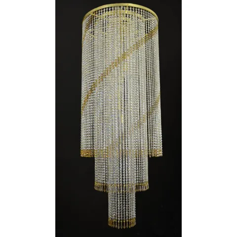 Candelabru Cristale, Spirala, Bohemia, E14, LW010029060100G, Crystal