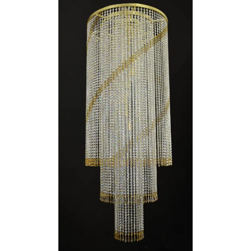 Candelabru Cristale, Spirala, Bohemia, E14, LW010029060100G, Crystal