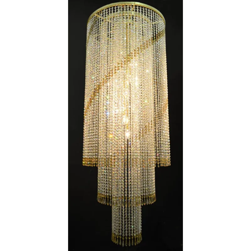 Candelabru Cristale, Spirala, Bohemia, E14, LW010029060100G, Crystal